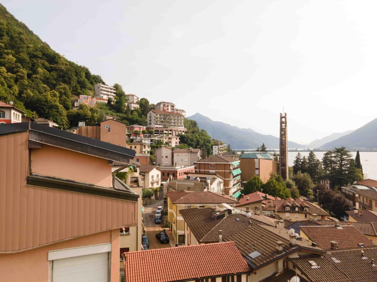 Casa Madlen - Bright Attic With Marvelous View Apartment Campione d'Italia Bagian luar foto