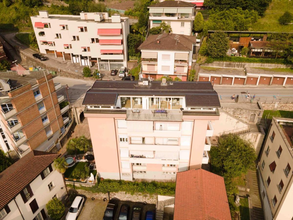 Casa Madlen - Bright Attic With Marvelous View Apartment Campione d'Italia Bagian luar foto